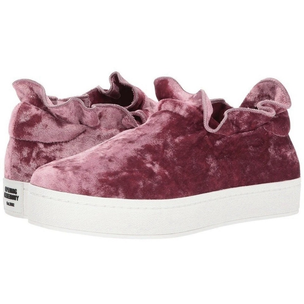 Openingโ Ceremony 250067 Womens Slip-On Sneakers Ash Rose Size 38 US 7.5-8